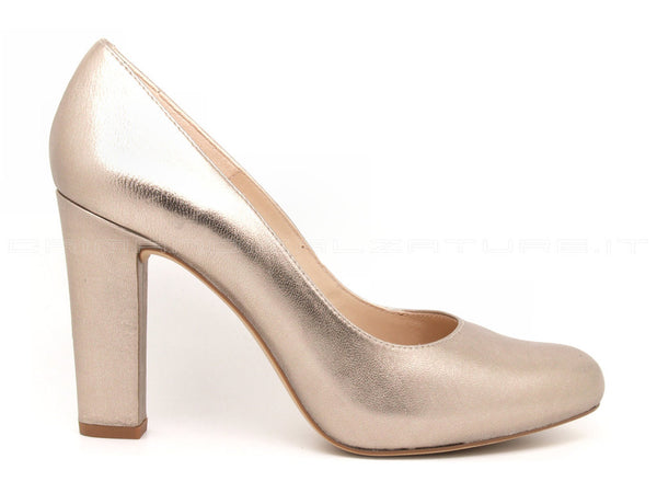 Unisa décolleté con tacco alto donna oro