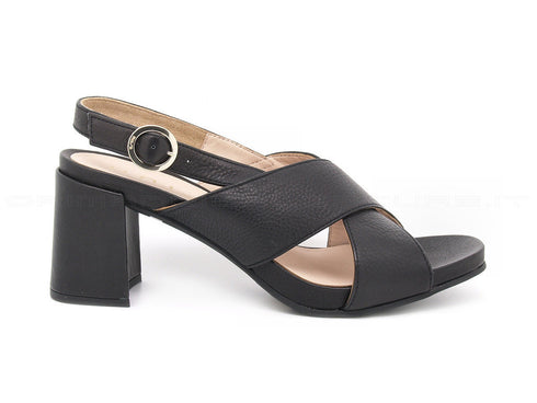 Unisa sandalo con maxi tacco donna nero