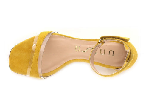 Unisa sandali cinturino caviglia donna giallo