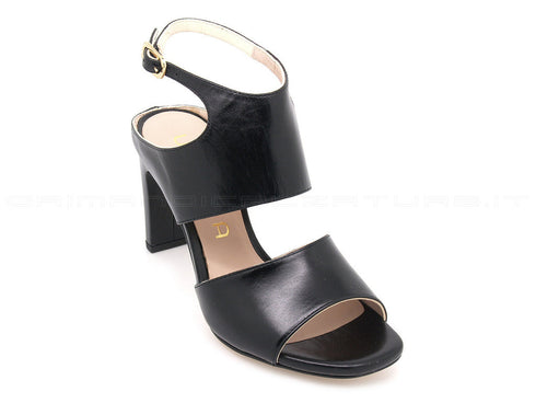 Unisa sandali con doppie fasce donna nero