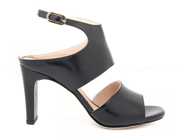 Unisa sandali con doppie fasce donna nero