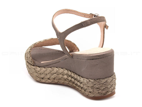 Unisa sandalo con zeppa donna bronzo