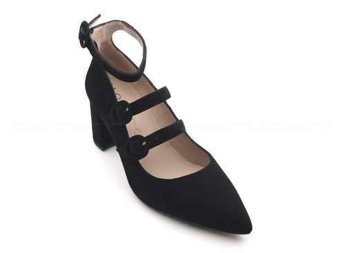 Unisa kiden scarpa con 3 cinturini donna nero