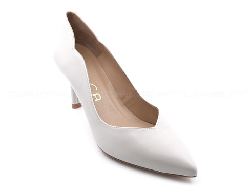 Unisa décolleté sposa punta sfilata donna bianco