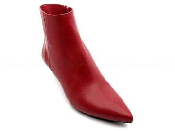 Unisa jati stivaletti con zip donna rosso