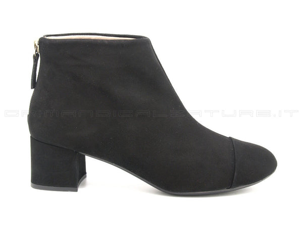 Unisa tronchetti con zip posteriore donna nero