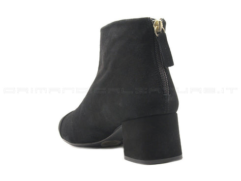 Unisa tronchetti con zip posteriore donna nero