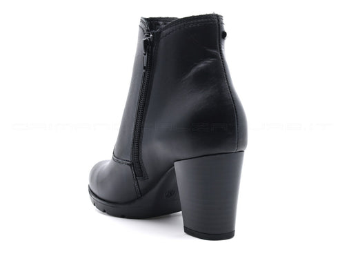 Valleverde tronchetti con elastico + zip donna nero