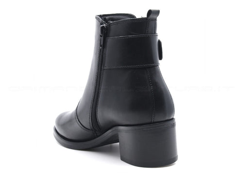 Valleverde stivaletti invernali con zip donna nero