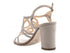 Valleverde sandali cerimonia tacco alto donna beige