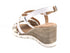 Valleverde sandali con fascia intrecciata donna bianco