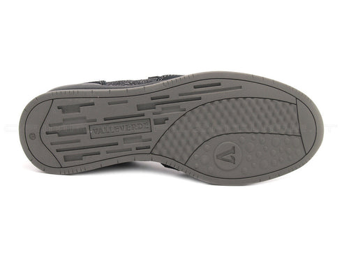 Valleverde sneakers stringate con glitter donna nero