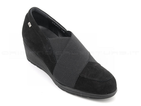 Valleverde scarpe accollate predisposte donna nero