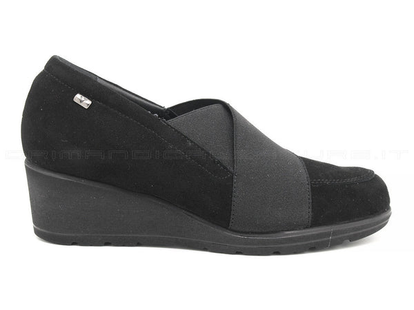 Valleverde scarpe accollate predisposte donna nero