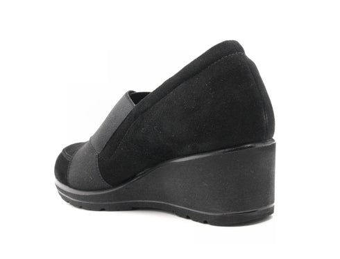 Valleverde scarpe accollate predisposte donna nero