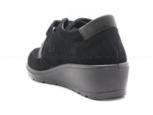 Valleverde scarpe con strappo donna nero