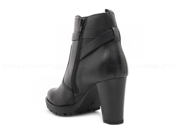 Valleverde tronchetti con cinturino donna nero