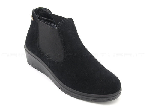 Valleverde scarpe accollate valletex donna nero