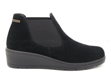 Valleverde scarpe accollate valletex donna nero