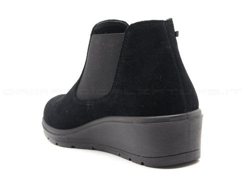 Valleverde scarpe accollate valletex donna nero