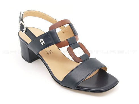 Valleverde sandali con cinturino donna blu