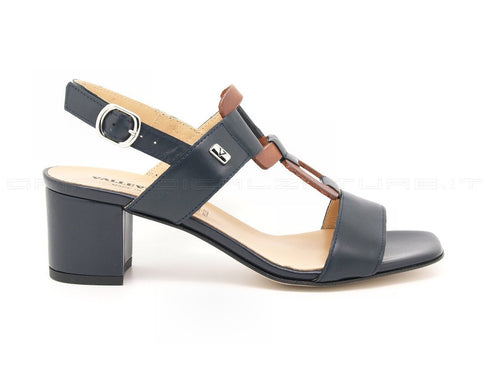 Valleverde sandali con cinturino donna blu