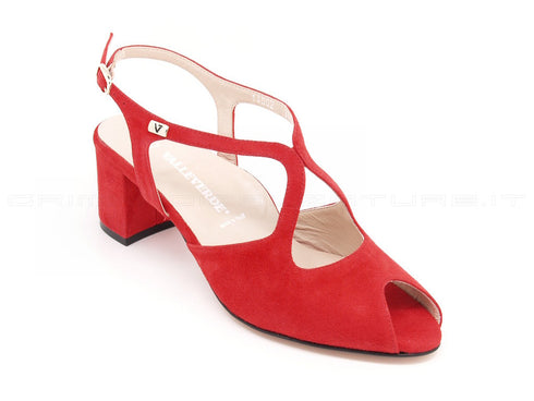 Valleverde sandali tacco donna rosso
