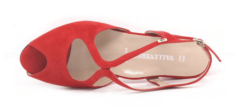 Valleverde sandali tacco donna rosso