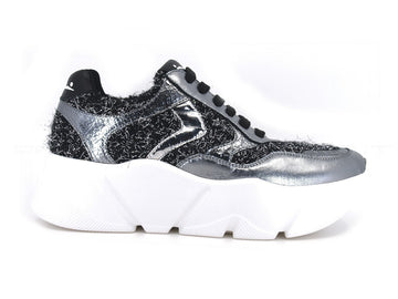 Voile blanche donna sneakers monster donna argento