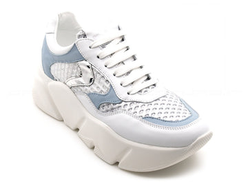 Voile blanche donna monster mesh donna bianco