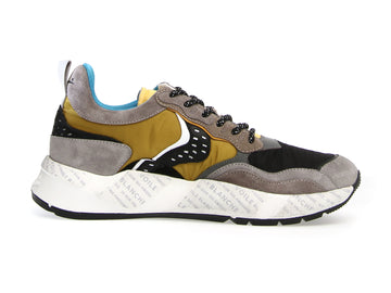 Voile Blanche uomo sneakers multicolor Club 18 grigio giallo arancio