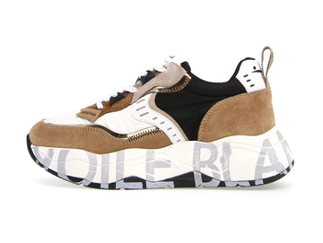 Voile Blanche Club 105 suede fabric sneakers