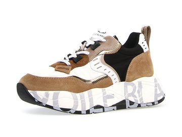 Voile Blanche Club 105 suede fabric sneakers