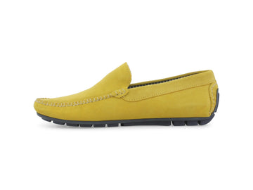 Melluso Mocassino Camoscio Giallo - Dettaglio laterale U16017Q-260058