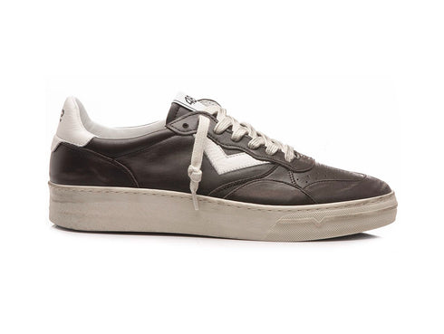 4B12 Sneaker Hyper Uomo in Pelle Marrone Testa di Moro A/I u122
