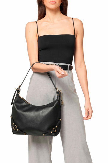 Melluso Donna Borsa Pelle BOR558-245455 Nero