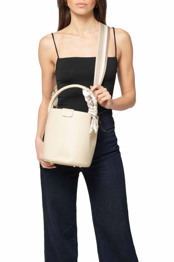 Melluso Donna Borsa Pelle BOR582-250564 Beige