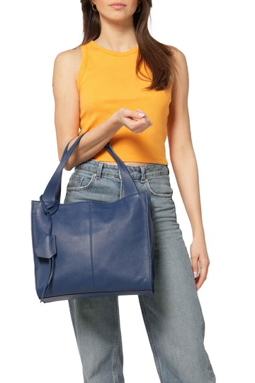 Melluso Donna Borsa Pelle BOR842-250561 Blu