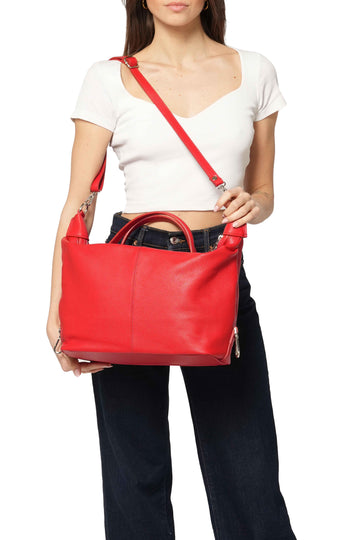 Melluso Donna Borsa Pelle BOR995-250554 Rosso