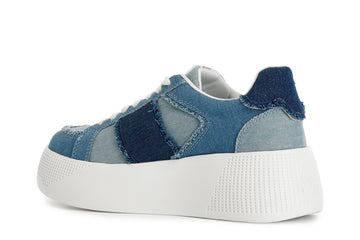 CafèNoir Donna Sneakers in tessuto multijeans C1DF9021B059 Multi jeans