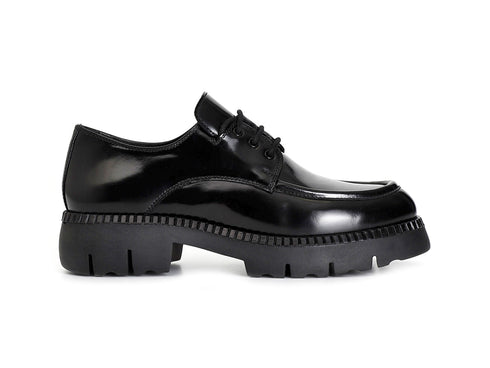 CafèNoir Donna Derby Comfort Design Moderno Tomaia Pelle Nera C1EB1065-N001