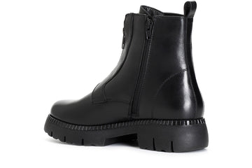 CafèNoir Donna Tronchetto in pelle con cerniera interna e zip ornamentale C1EB1167N001 Nero