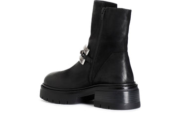 CafèNoir Donna Tronchetto in nabuk con morsetto C1FB7003N001 Nero