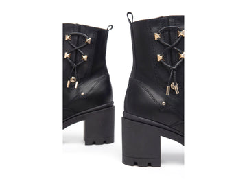 Nero Giardini Winter Ankle Boots Wide Heel Leather Upper
