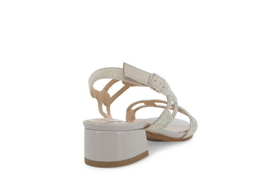 Melluso Donna Sandali Tessuto K35182W-234085 Argento