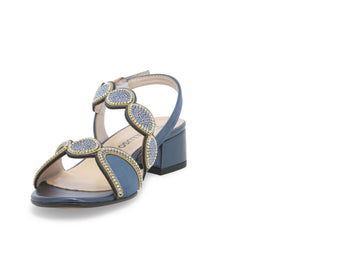 Melluso Donna Sandali Tessuto K35526-235139 Blu