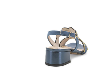 Melluso Donna Sandali Tessuto K35526-235139 Blu