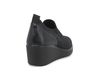 Melluso Donna Mocassini Tessuto K55345W-233712 Nero