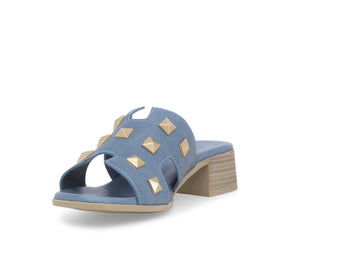 Melluso Donna Ciabatte Pelle K56018Z-252116 Blu