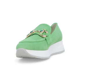 Melluso Donna Mocassini Camoscio R20084Z-249818 Verde
